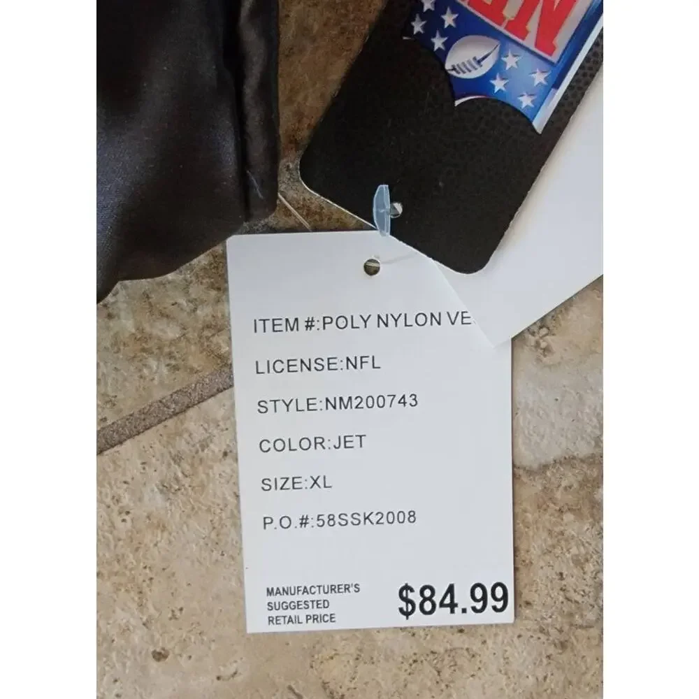 NWT Kids JETS Quilted vest size XL